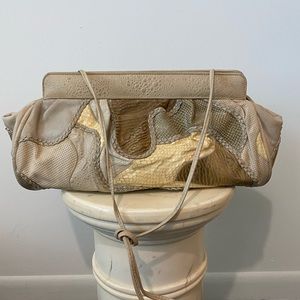 Vintage 7 handbags by Dimitri patchwork clutch